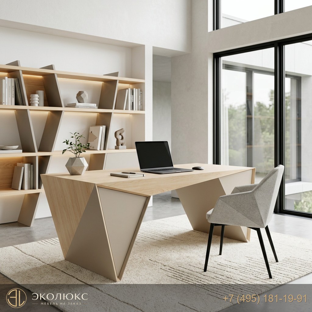 Современный кабинет в стиле минимализм